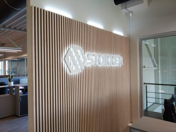 Stokker LED logo Ceros.LV